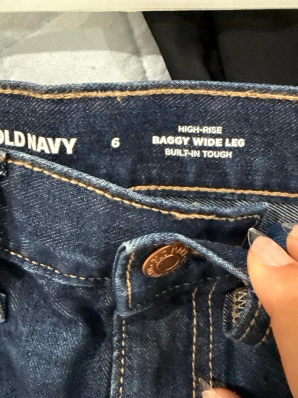 Old Navy Kids Dark Indigo Straight Leg Jeans